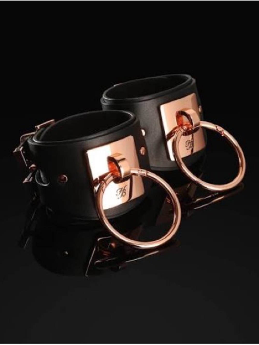Honey Birdette Equestrian Rose Gold Cuffs Bondage